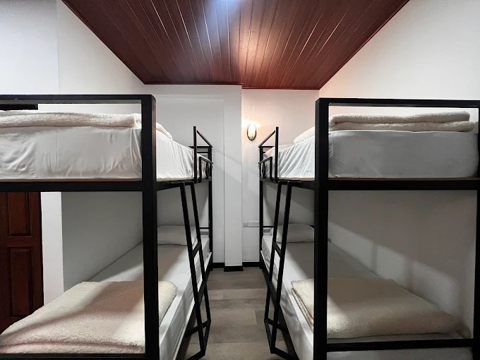 Six-Bed Mixed Dormitory bunk beds at Pro Max Villa